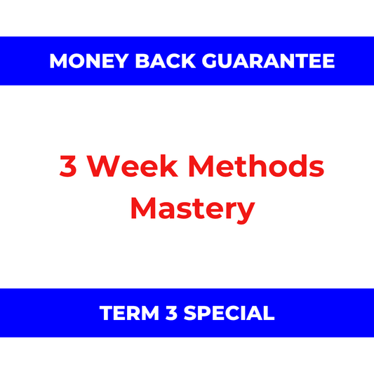 3 Week Methods Mastery
